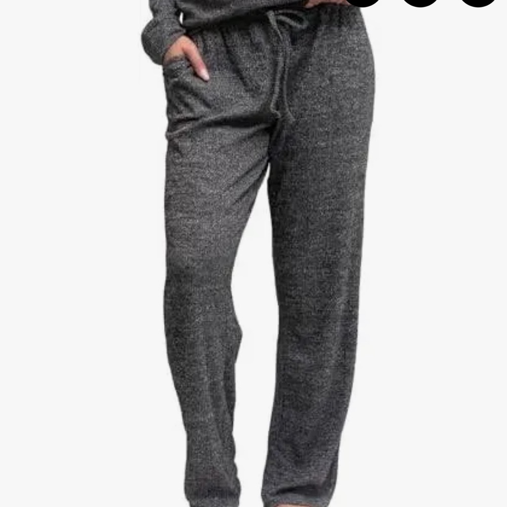 NEW Hello Mello Cuddleblend Pants size Large Black